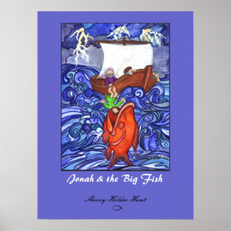 Poster Jonah & Big Fish Print