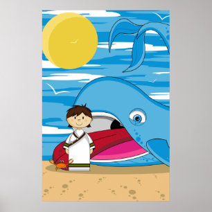 Poster Jonas et l'affiche de baleine