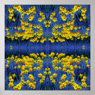 Poster Jonquilles se reflétantes