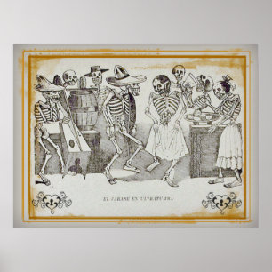Poster José Posada-El jarabe en ultratumba 24"x18" Imprim