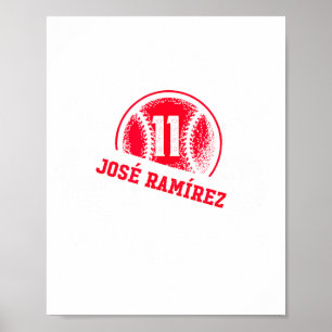 Poster Jose Ramirez Mlbpa Mlb En Maison