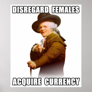 Poster Joseph Ducreux acquièrent la devise