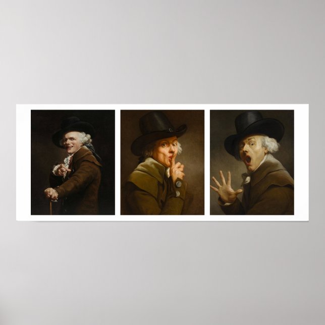 Poster Joseph Ducreux Collage (Devant)