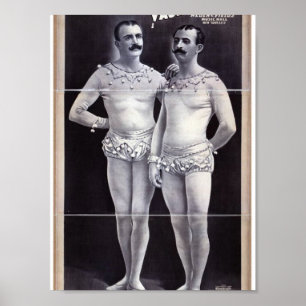 Poster Joseph Hart Vaudeville, Théa rétro des Vanaukens