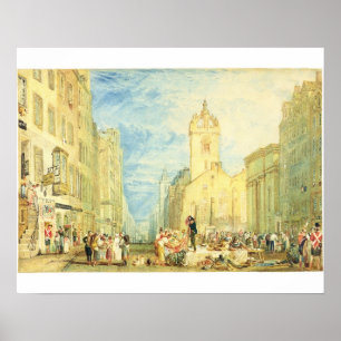 Poster Joseph Mallord William Turner High Street, Edinb