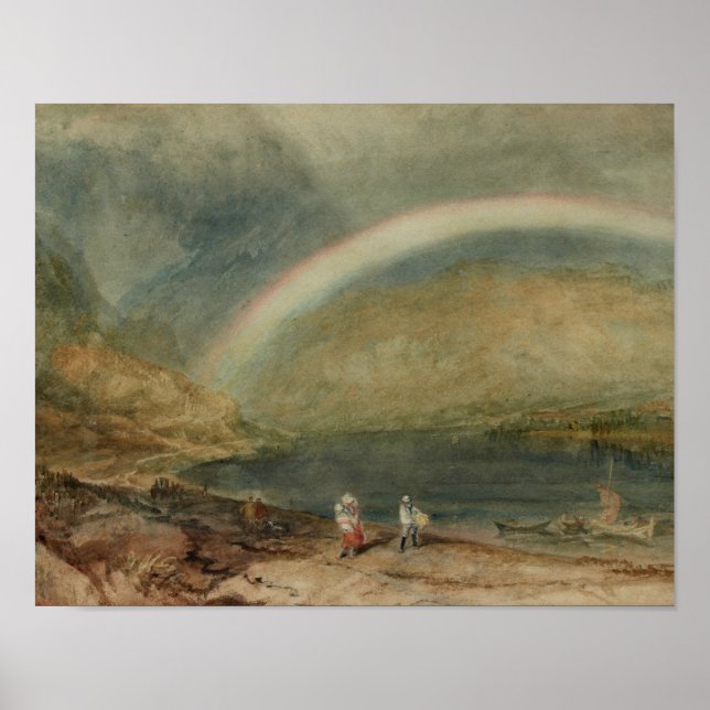 Poster Joseph Mallord William Turner - L'arc-en-ciel (Devant)