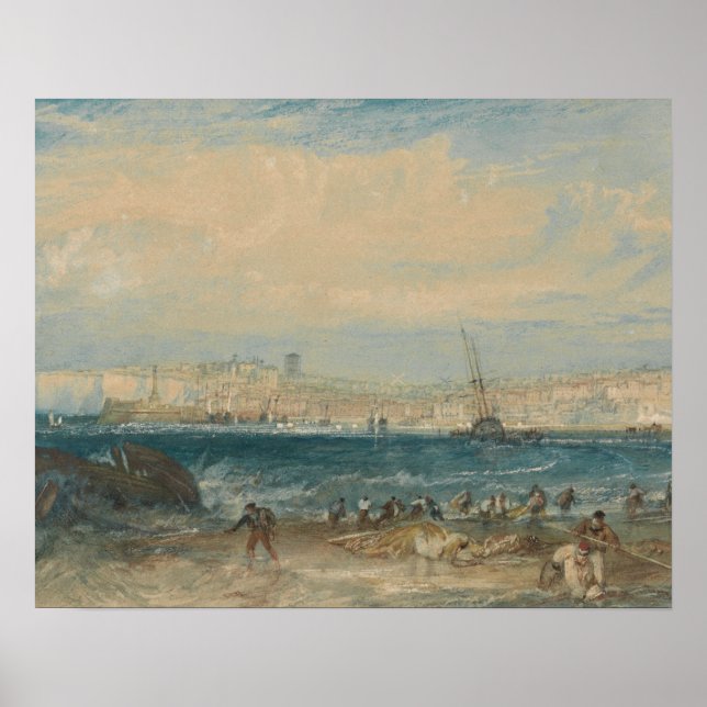 Poster Joseph Mallord William Turner - Margate (Devant)