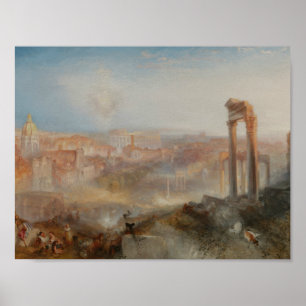 Poster Joseph Mallord William Turner - Rome moderne