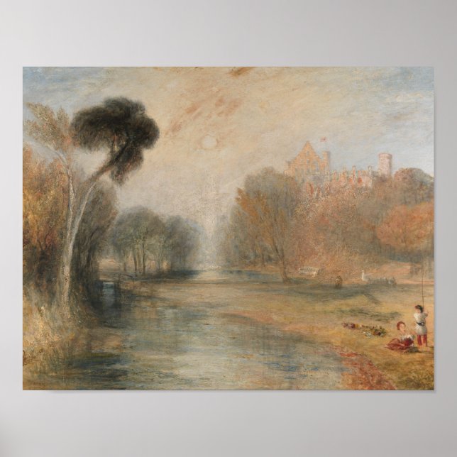 Poster Joseph Mallord William Turner - Schloss Rosenau (Devant)