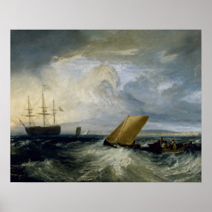 Poster Joseph Mallord William Turner - Sheerness comme vu