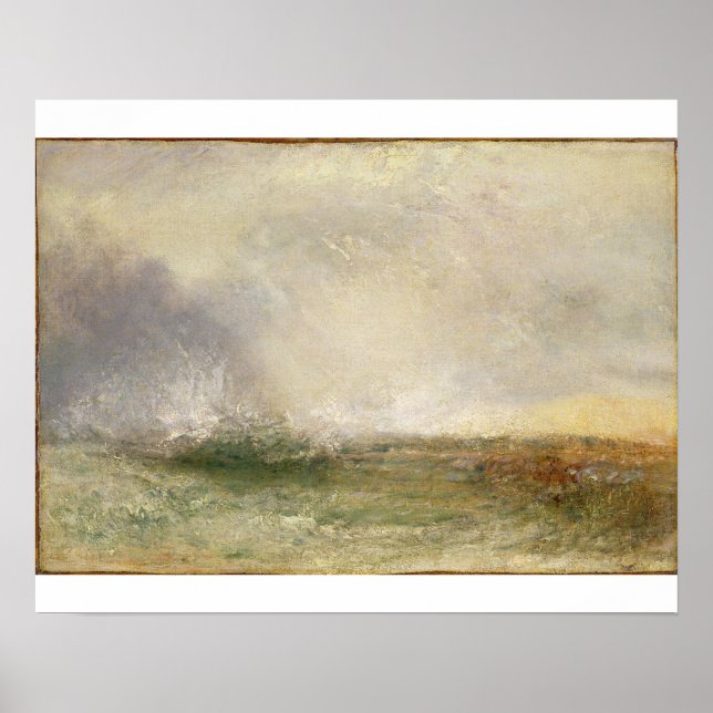 Poster Joseph Mallord William Turner | Vapeur orageuse (Devant)