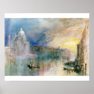 Poster Joseph Mallord William Turner   Venise : Cana