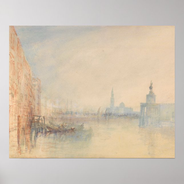 Poster Joseph Mallord William Turner - Venise, La Bouche (Devant)