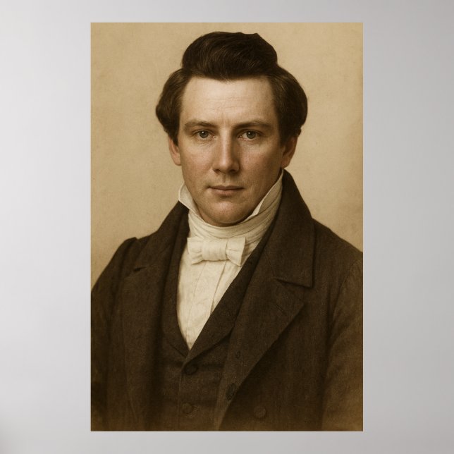 Poster Joseph Smith Photographie Rendition™ #3 LDS Art (Devant)