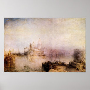 Poster Joseph Turner - Dogana et Santa Maria à Venise