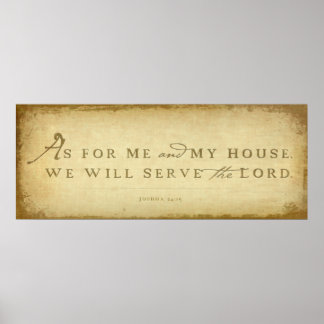 Poster Joshua 24:15