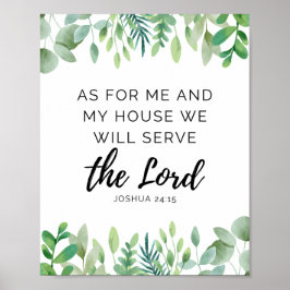 Poster Joshua 24:15 Imprimer