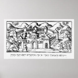 Poster Joshua aux murs de Jéricho