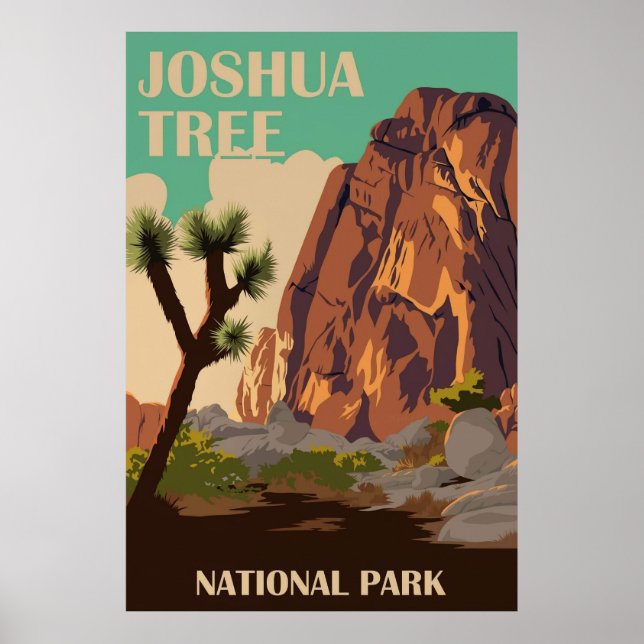 Poster Joshua Tree I (Devant)