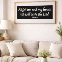 Josué 24:15 Et pour moi...servez l'Éternel