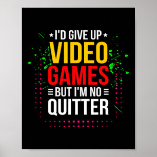 Poster Jouer à des jeux vidéo - Mème de joueur de jeu vid
