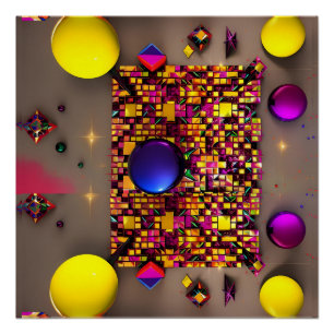 Poster Jouer à l'univers