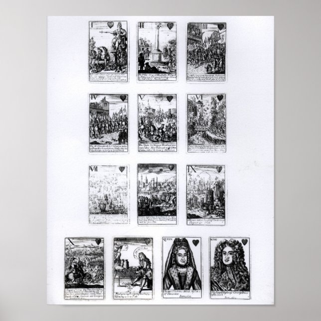 Poster Jouer aux cartes commémoratives (Devant)