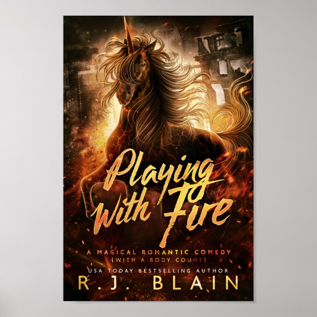 Poster Jouer avec couverture incendie (Devant)