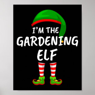 Poster Jouer avec la famille Je suis le jardin Elf Noël