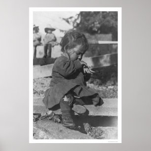 Poster Jouer bébé à Nome 1906