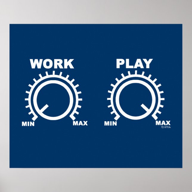 Poster Jouer dur (Devant)