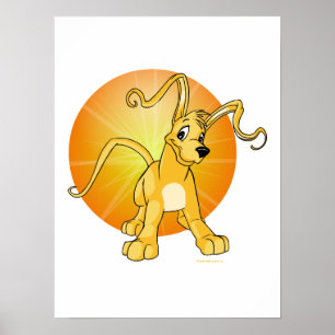 Poster Jouer jaune Gelert