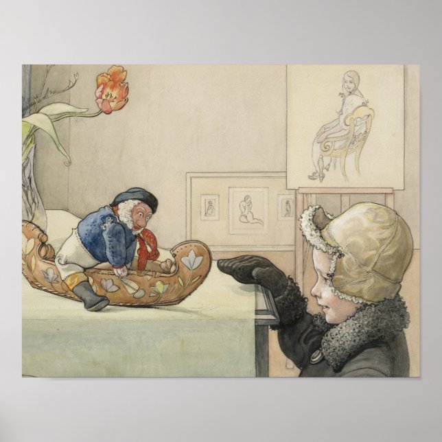Poster Jouet amusant avec enfant (Devant)