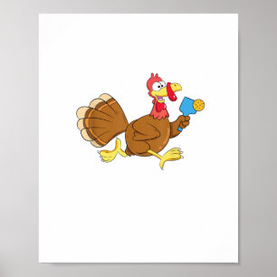 Poster Joueur de balle de chicket Turquie paddle-ball Tha