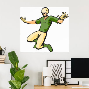 Poster Joueur de baseball