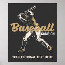 Joueur de baseball de texte et de couleur personna