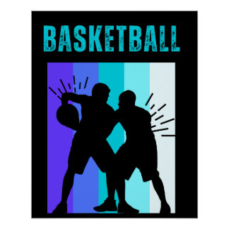 Poster Joueur de basket-ball Basketball Sports