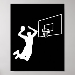 Poster Joueur de basket-ball Dunk Baller