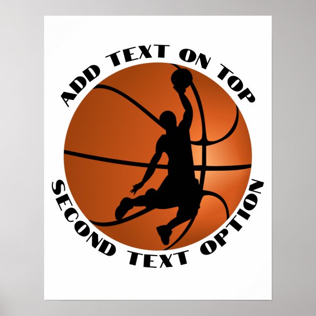 Poster Joueur de basket-ball Slam Dunk (Devant)