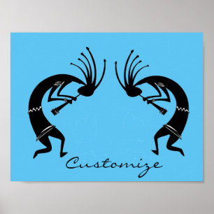 Poster Joueur de cannelure de Kokopelli Thunder_Cove