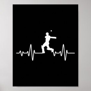 Poster Joueur de cricket Sport de cricket Cricket
