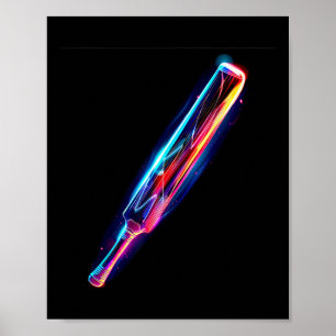 Poster Joueur de cricket T Vector 3