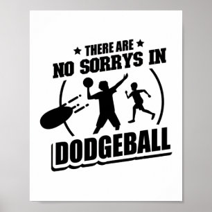 Poster Joueur de Dodgeball  Cadeaux de sport pour les for