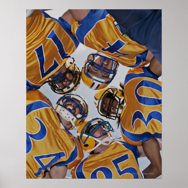 Poster Joueur de football en pleine ville (Devant)