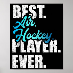 Poster Joueur de hockey sur air Sport vintage Athlète Jou