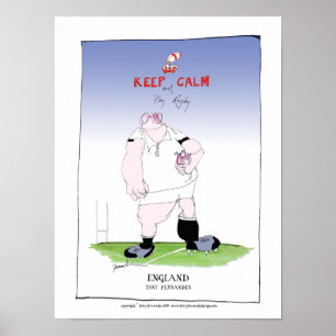 Poster joueur de rugby d'angleterre, tony fernandes