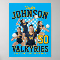 Joueur de volley-ball Photo personnalisée Bootleg
