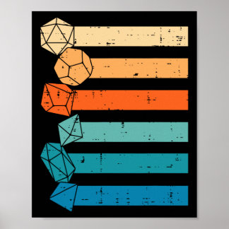 Poster Joueur Rpg Rétro Jeu De Rôle Hommes Garçons