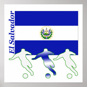 Poster Joueurs de football - El Salvador