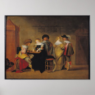 Poster Joueurs de jacquet